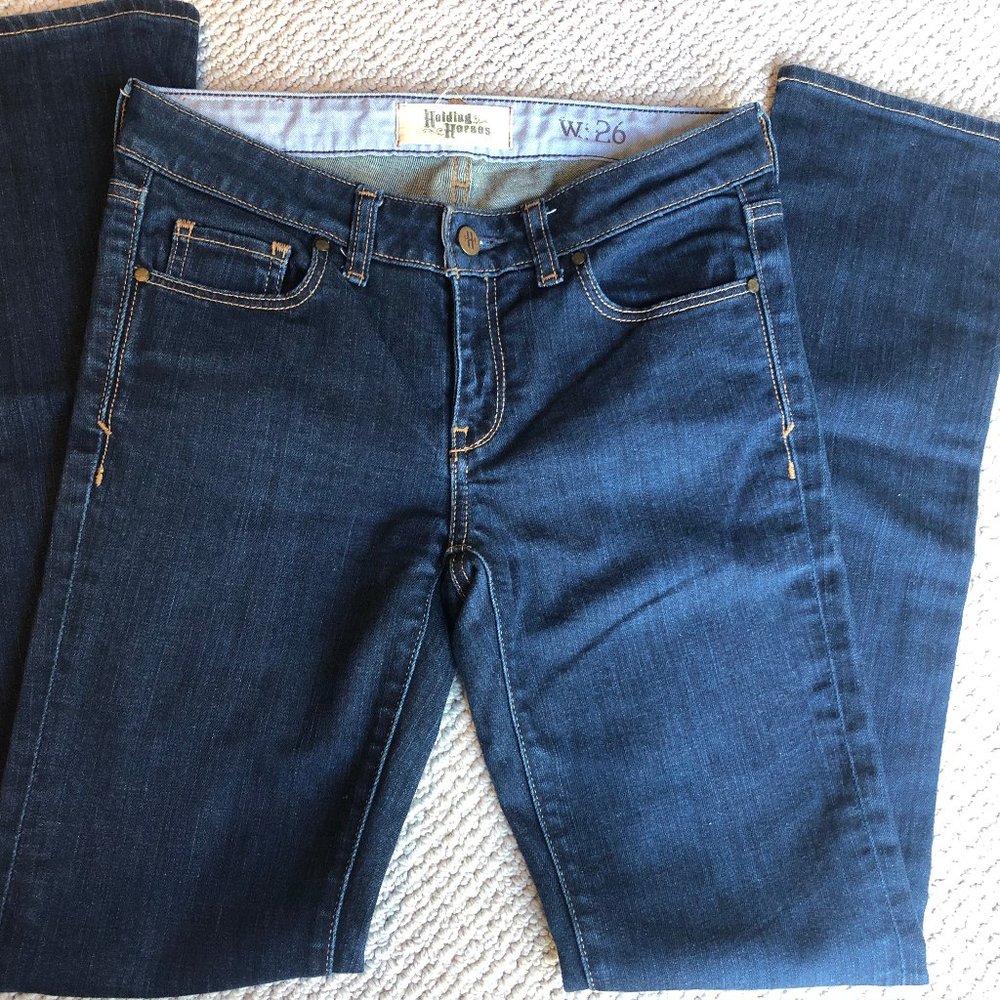 Anthropologie Holding Horses Straight Leg Jeans